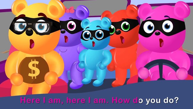 Mega Gummy Bear Cockroach Attack! Finger Family Nursery Rhymes for Kids