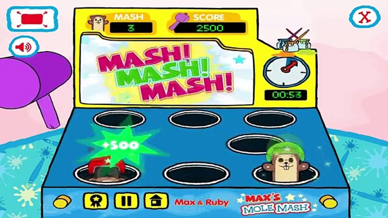 Maxs Mole Mash - Max & Ruby Games