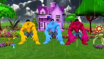 Hulk Cartoon Rain Rain Go Away Nursery Rhymes | Hulk 3D Rain Rain Go Away Rhymes For Children