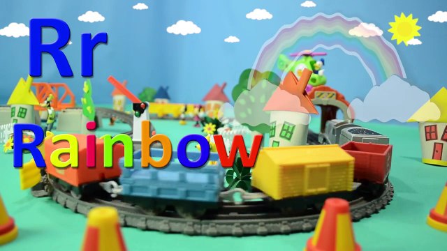 Узнайте азбука томас и друзья Песня алфавит а-г Дети Игрушки томас в танк двигатель