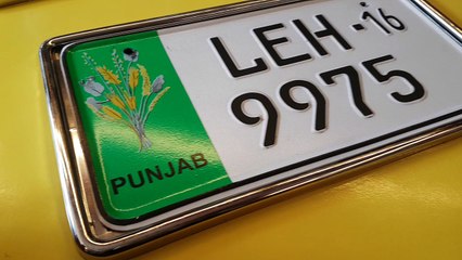 CHROME NO. PLATES 2PCS