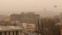 Suriye'den Gelen Kum ve Toz Fırtınası Gaziantep'de de Etkili Oldu
