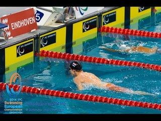 Men's 50m breaststroke SB3 | Heat 2 | 2014 IPC Swimming European Championships Eindhoven