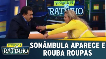 Sonâmbula aparece e rouba roupas