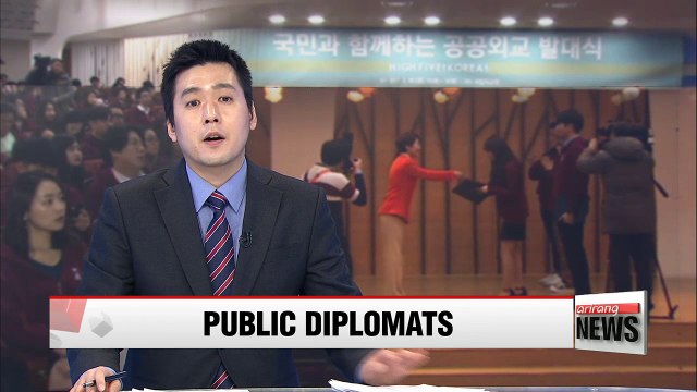 Korea appoints public diplomats to communicate with other citizens of the world