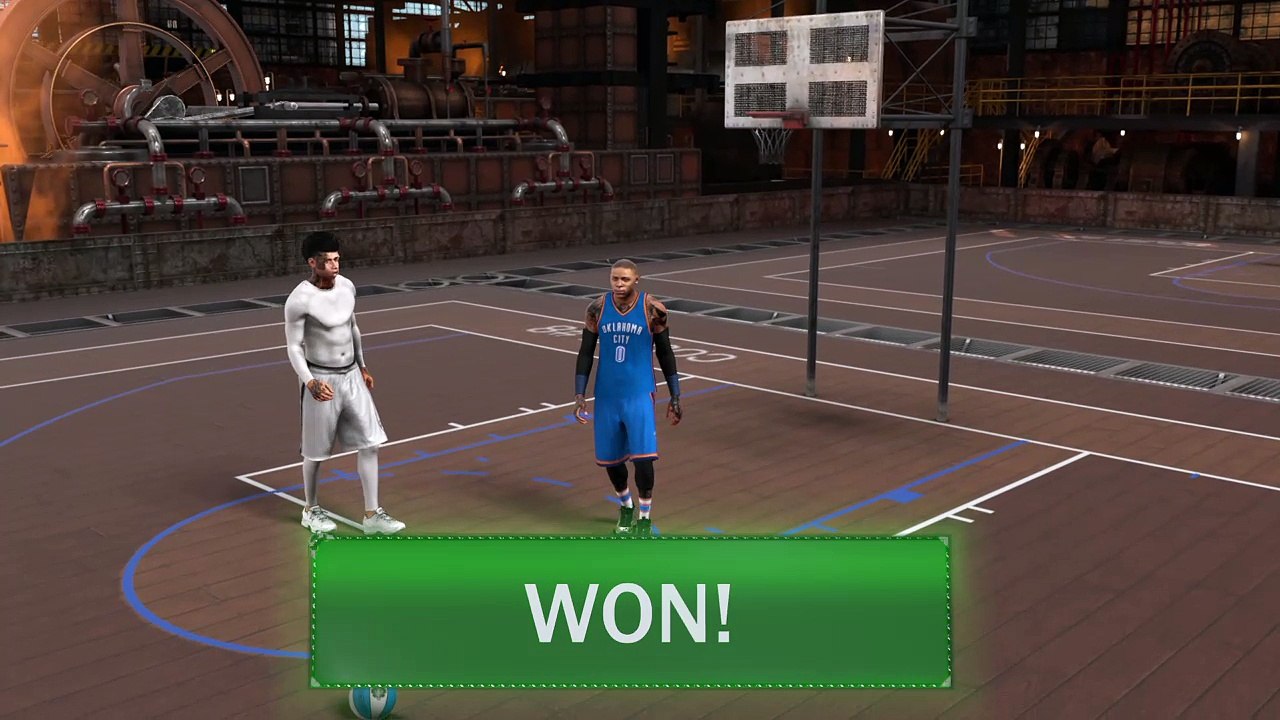 NBA 2K17 Best way to win park game