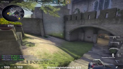 CSGO: Tarik Rages after eating 3 team flashes