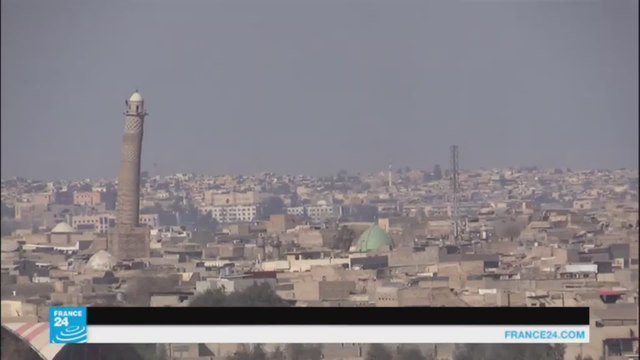 القوات العراقية تقترب من المسجد الذي أعلن منه البغدادي الخلافة