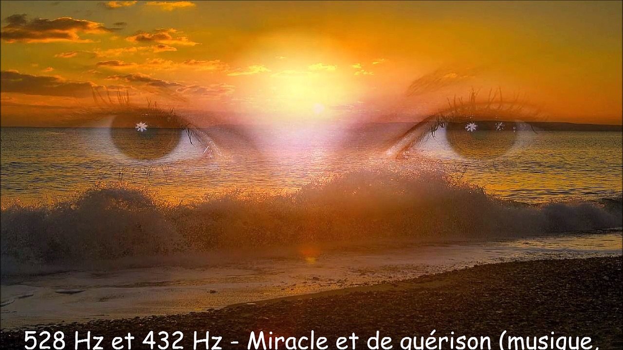 528 Hz et 432 Hz - Miracle et de guérison (musique, les vibrations, le bruit, le son, la fréquence)