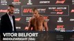 Headliners from UFC Fight Night 106 official weigh-ins
