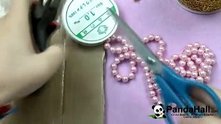PandaHall Jewelry Making Tutorial Video--Make a Chain Bracelet with Pearl Beads for Bridesmaids