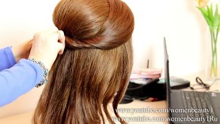 Prom bridal hairstyle for long hair.