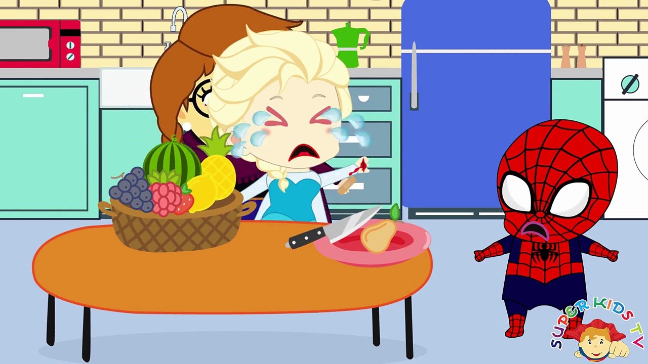 Spiderman and Frozen Elsa Baby Feed Dogs Animal New Series! Superheroes in real life