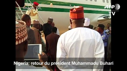Nigeria: le président rentre après deux mois de "congé médical"