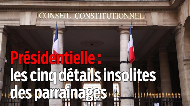Présidentielle : les cinq détails insolites des parrainages