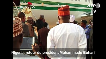 Nigeria: le président rentre après deux mois de "congé médical"