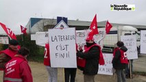 VIDEO (41) Manif syndicale en réponse au climat délétère à la Blanchisserie blésoise de La Chaussée-Saint-Victor