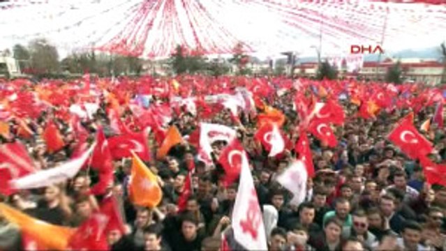Düzce Başbakan Binali Yıldırım Düzce'de Halka Hitap Etti