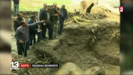 Égypte : colossale découverte d'une statue de Ramsès II