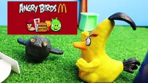 Angry Birds Movie Toys ~ PIGS STEAL EGGS Surprise Super Attack! McDonalds Happy Meal Toys