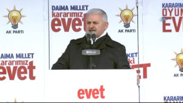 Başbakan Yıldırım: Almanya Açık Açık Kendi Tv Kanallarında 'Hayır' Propagandası Yapıyor