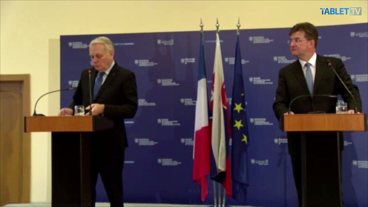 ZÁZNAM: TK šéfov diplomacie Slovenska a Francúzska