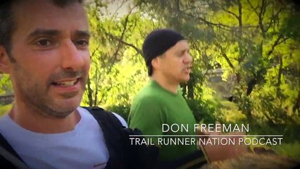 Western States 100 finish line, with Trail Runner Nation!