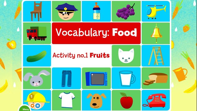 И английский для фрукты Дети Узнайте предварительное до заранее Школа Написание детей младшего возраста видео слова