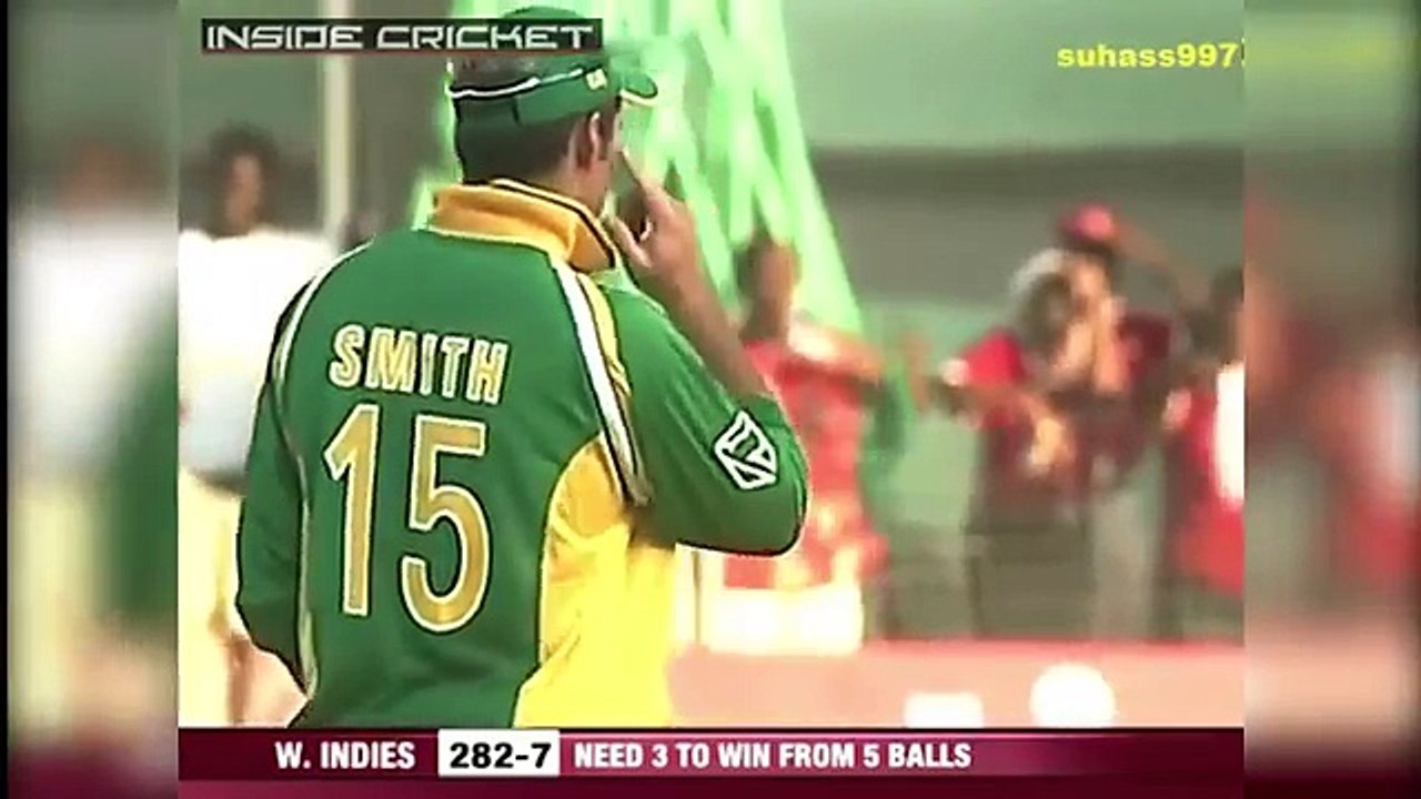 Most Shocking LAST OVER in ODI Cricket  History SA vs WI