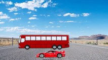 BIG RED BUS | Rimas infantiles de TELEVISIÓN. Niño De Kinder Preescolar Bebé Canciones.