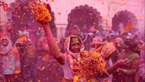 En Inde, on fête l'arrivée du printemps en s'aspergeant de poudre de couleur