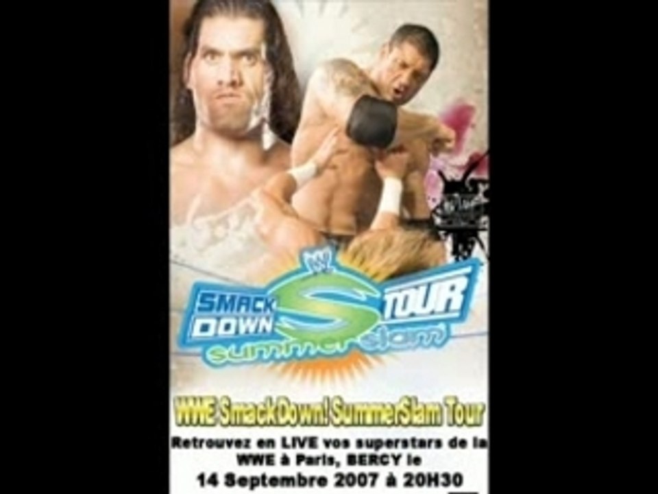 wwe Summerslam tour Paris Bercy