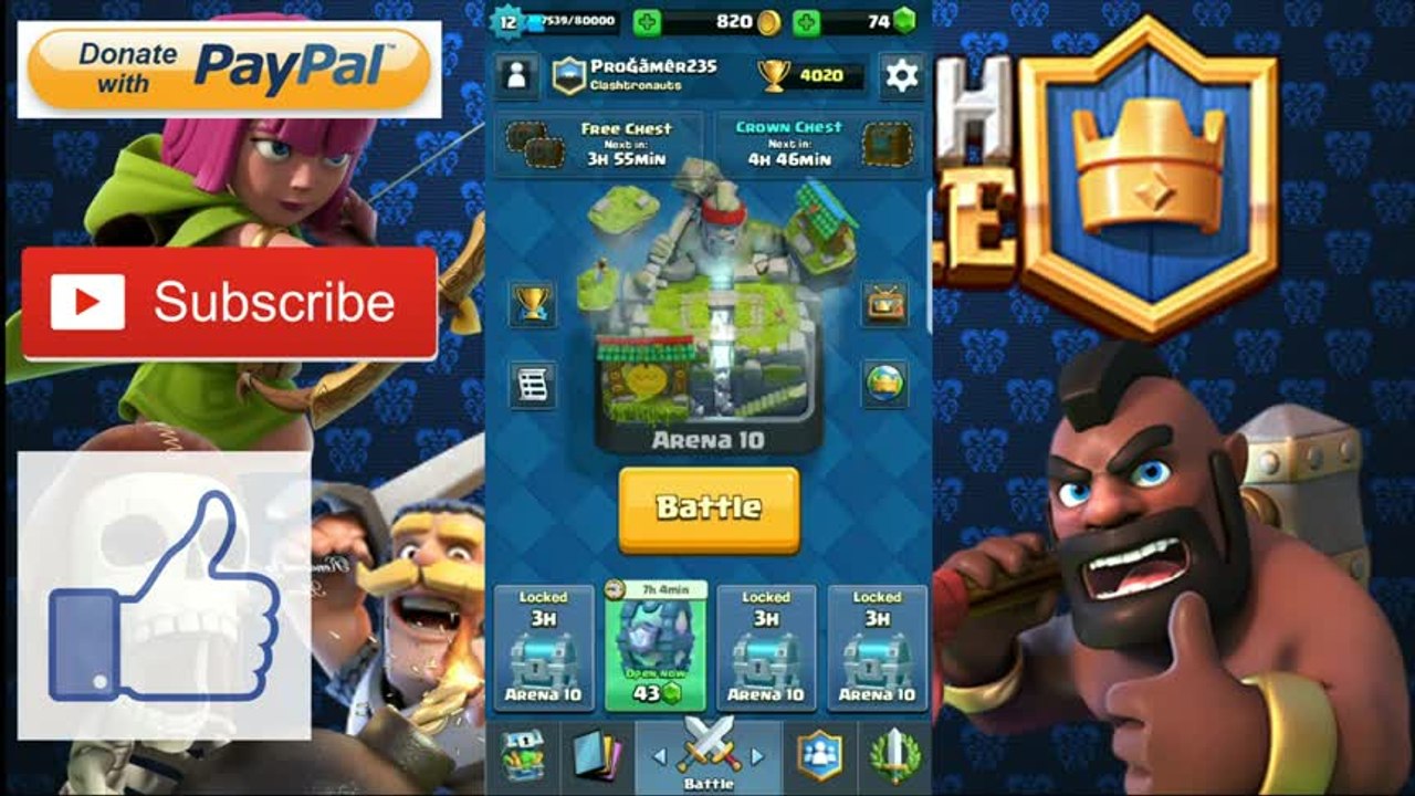 Clash Royale : Legendary Chest Opening and Ladder Push UP! Tricks and Tips!