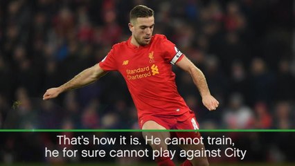 Henderson won't be fit for England - Klopp