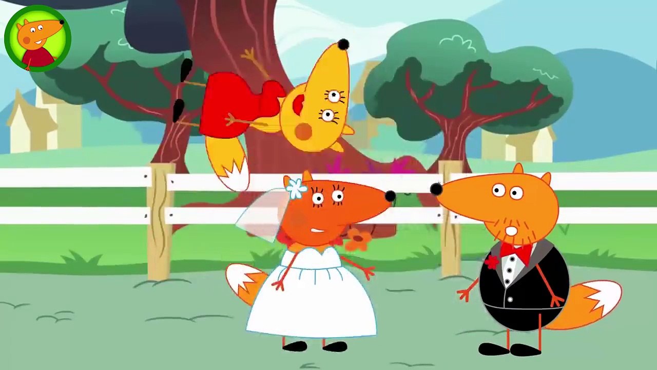 FOX FAMILY Wedding Love Story New Episode Finger Family Song Surprise Eggs & Play Doh Nursery Rhymes