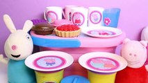 Peppa Pig Picnic Set Hello Kitty Play Dough Playset Play Doh Rainbow Colors Ice Creams Coo
