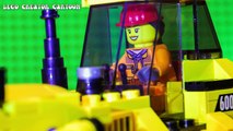 Lego City cartoon stop motion bulldozer