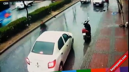 Pompalı saldırıyı kameralar kaydetti