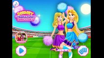 Disney Cheerleaders Princess Rapunzel And Aurora Shopping And Dress Up Games