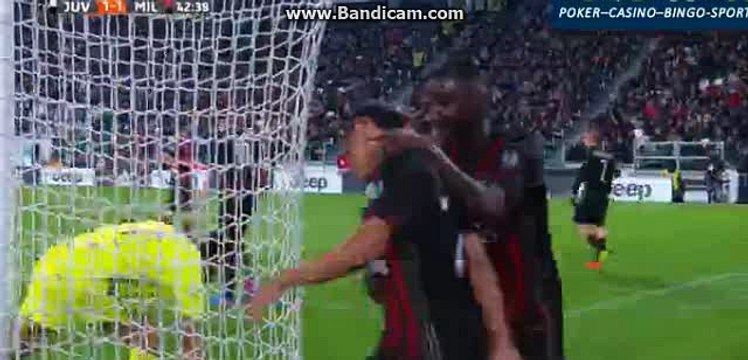 1-1 Carlos Bacca Fantastic Goal HD - Juventus vs AC Milan - Serie A - 10/03/2017