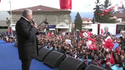 Bolu Başbakan Binali Yıldırım Bolu Mitinginde Konuştu