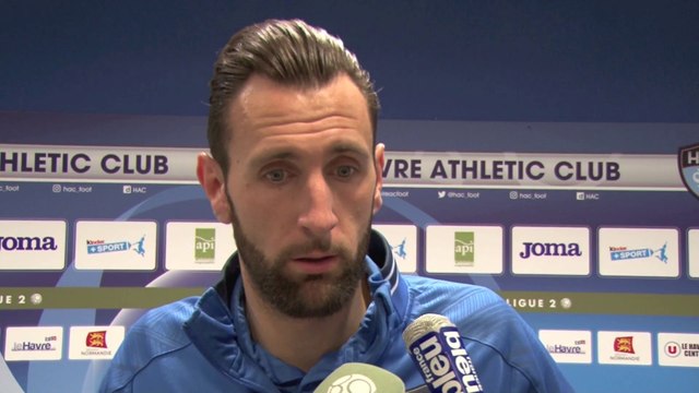 Après HAC - Clermont (0-1), réaction de Ghislain Gimbert