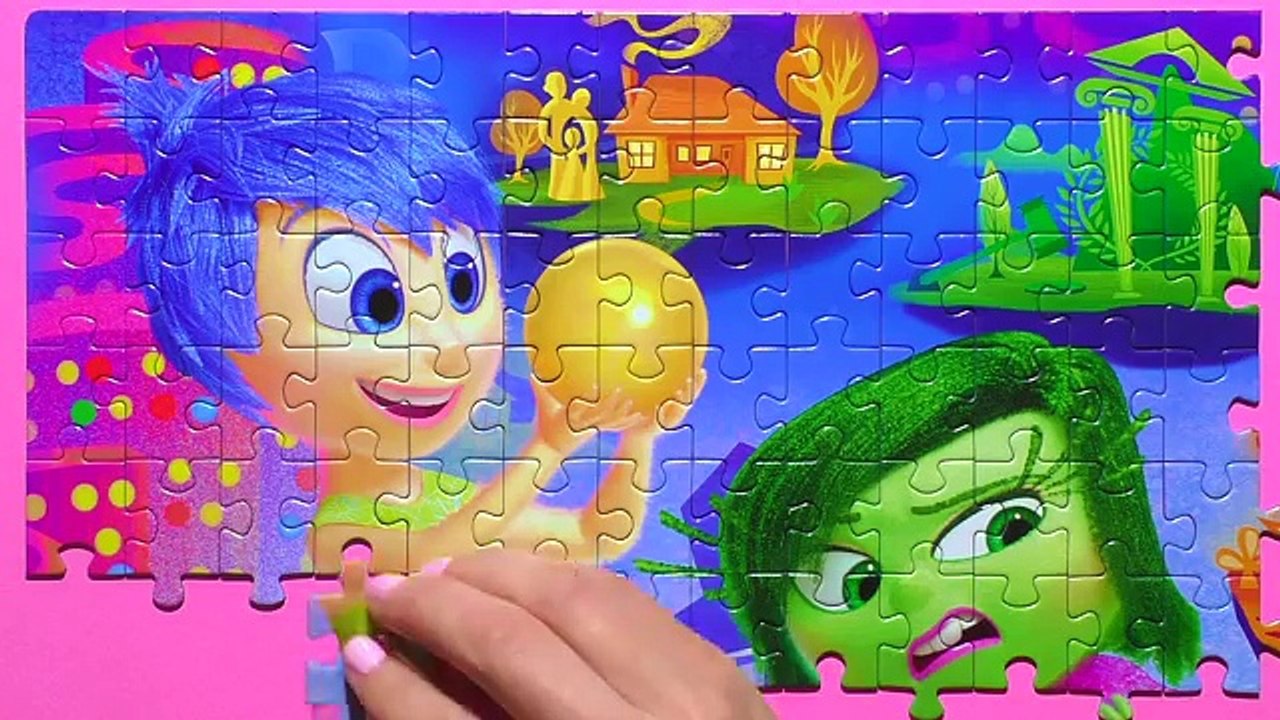 DENTRO de FUERA de Disney, Juego de Rompecabezas de la Alegría, el Miedo, la Ira, la Tristeza, el Asco Rompecabezas Rompecabezas de los Niños