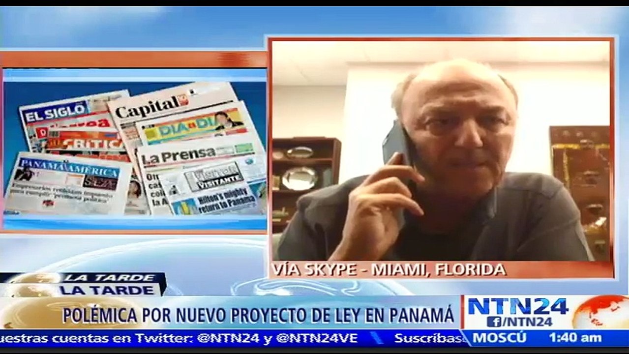 “A veces las buenas intenciones terminan en malas acciones”: Ricardo Trotti, director ejecutivo de la Sociedad Interamericana de Prensa, sobre nuevo proyecto de ley en Panamá