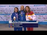 Women's 100m backstroke S9 | Victory Ceremony | 2014 IPC Swimming European Championships