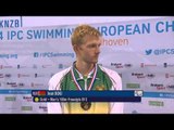 Men's 100m freestyle S13 | Victory Ceremony | 2014 IPC Swimming European Championships Eindhoven