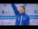 Women's 200m individual medley SM10 | Victory Ceremony | 2014 IPC Swimming European Championships