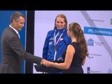 Women's 200m individual medley SM9 | Victory Ceremony | 2014 IPC Swimming European Championships