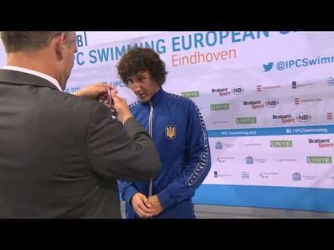 Men's 200m individual medley SM10 | Victory Ceremony | 2014 IPC Swimming European Championships