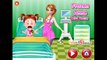 NEW Игры для детей—Disney Принцесса Анна детский доктор—мультик для девочек